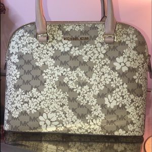 Michael Kors floral handbag
